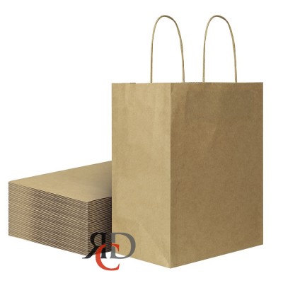 DURO BROWN PAPER BAG WITH HANDLE 250 BAGS APPROX***PICK-UP ONLY***